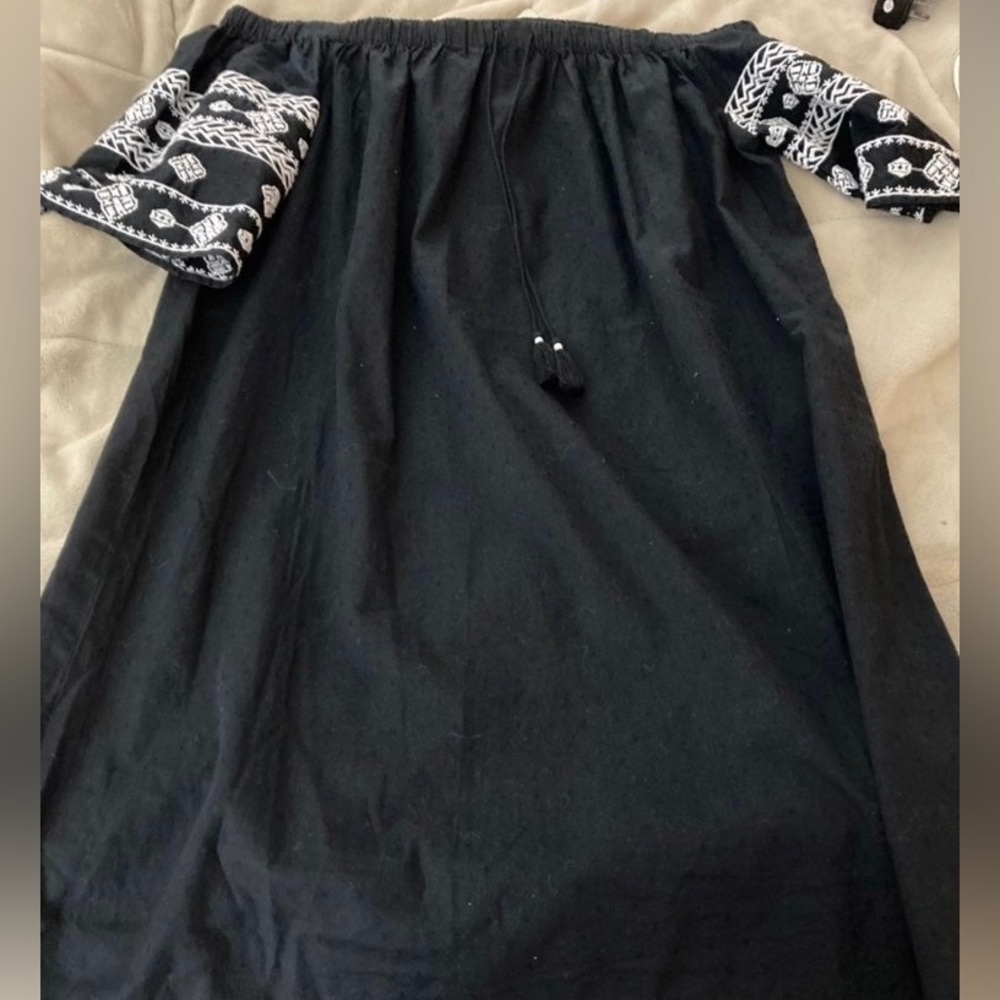Old Navy Black and White Casual Summer Dress